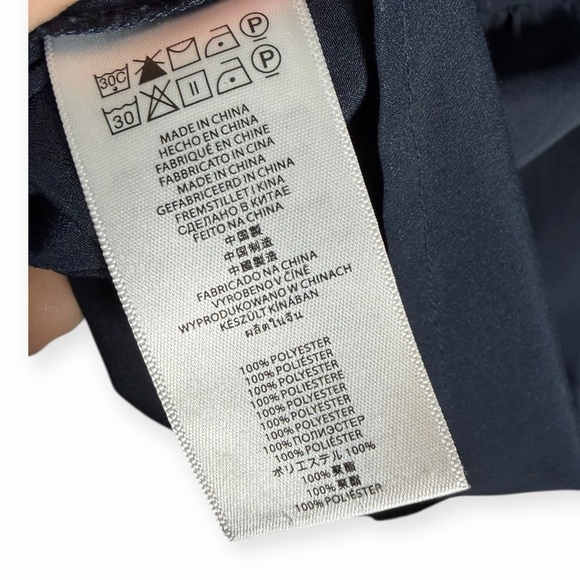 MICHAEL Michael Kors Navy Ruffle Top - Picture 5 of 6